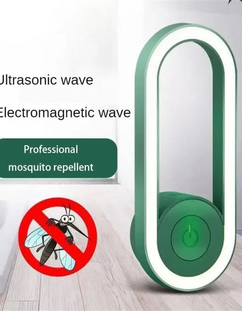 Load image into Gallery viewer, BuzzShield™ Ultrasonic Mosquito Repeller & LED Night Lamp – Sleep Tight, Bite-Free, Every Night