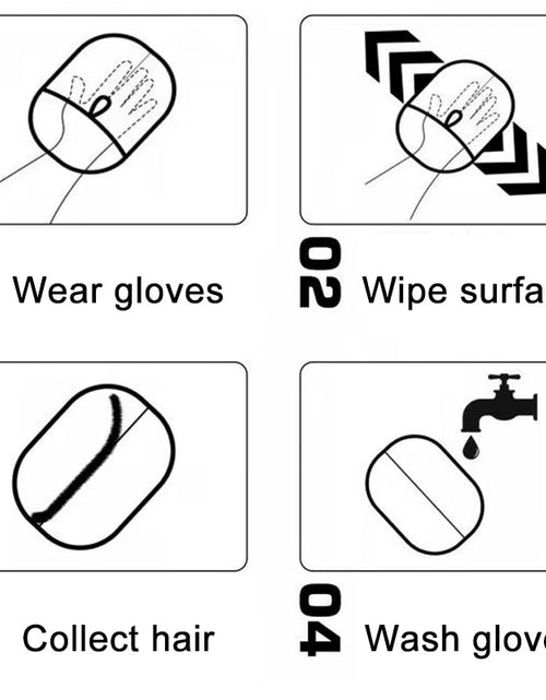 Load image into Gallery viewer, FurGone Duo Gloves – Double-Sided Electrostatic Pet Hair Removal & Grooming Gloves
