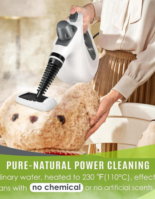 Load image into Gallery viewer, Pressurized Handheld Steam Cleaner & Rechargeable Spin Scrubber