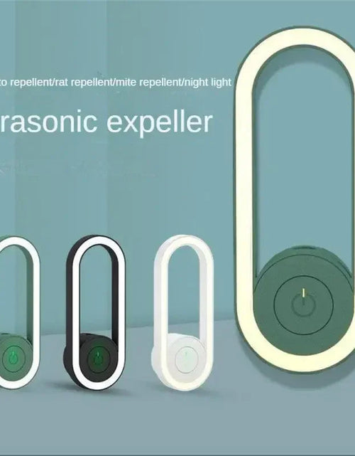 Load image into Gallery viewer, BuzzShield™ Ultrasonic Mosquito Repeller & LED Night Lamp – Sleep Tight, Bite-Free, Every Night