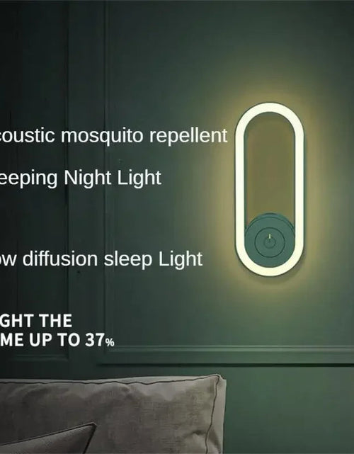 Load image into Gallery viewer, BuzzShield™ Ultrasonic Mosquito Repeller & LED Night Lamp – Sleep Tight, Bite-Free, Every Night