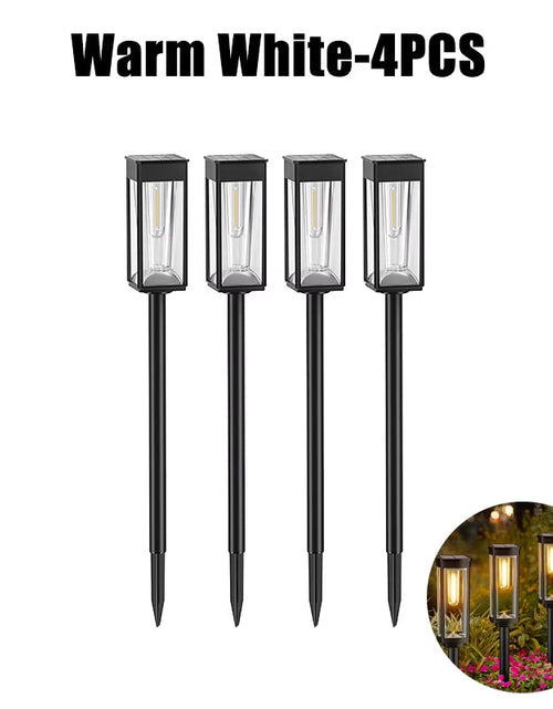 Load image into Gallery viewer, GlowPath Solar Lights – Waterproof LED Outdoor Lighting for Garden, Yard, Patio & Walkways
