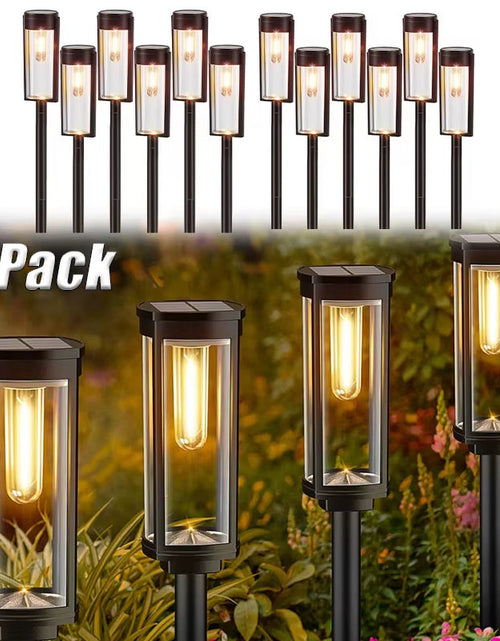 Load image into Gallery viewer, GlowPath Solar Lights – Waterproof LED Outdoor Lighting for Garden, Yard, Patio & Walkways