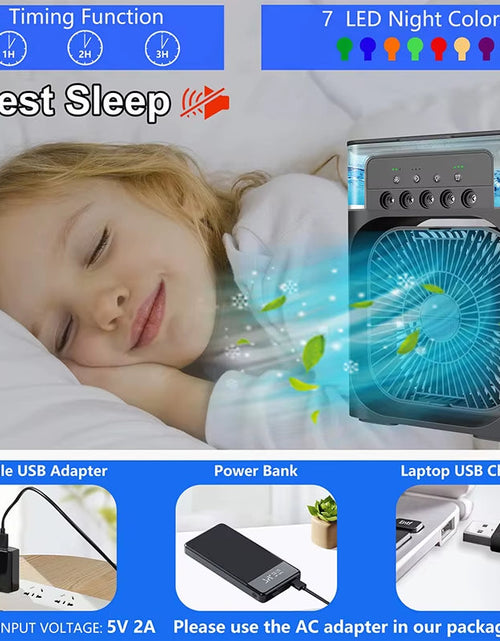 Load image into Gallery viewer, BreezeLoop Pro – Bladeless Rechargeable Neck Fan with 3-Speed Cooling for Summer Comfort