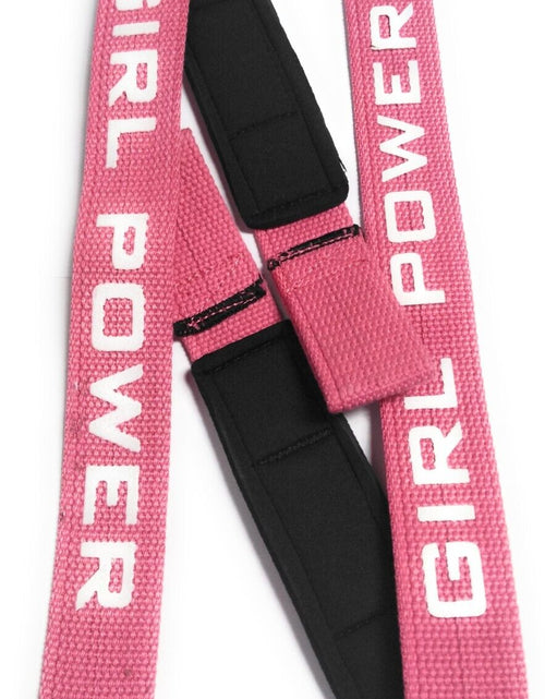 Load image into Gallery viewer, Wrist Straps Pink GRIP Girl Power Bodybuilding Crossfit Lifting STRAPS