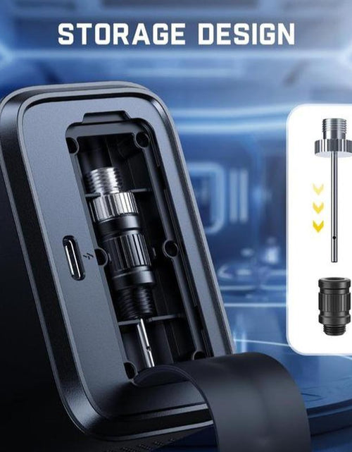 Load image into Gallery viewer, Portable Tire Inflator: Smart ON/OFF Hose Design