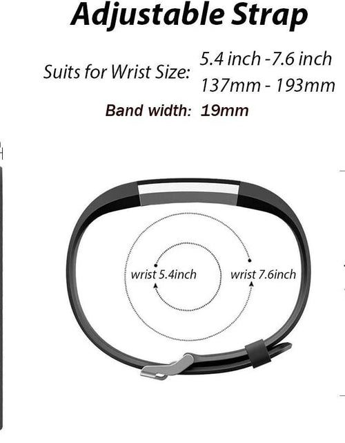 Load image into Gallery viewer, Id115Plus Hr Very Fit Pro Bands Replacement Strap for Veryfitpro Id115Plus HR Letscom Fitness Tracker Bands, Lintelek Fitness Tracker Bands, Letsfit Replacement Bands Purple and Black
