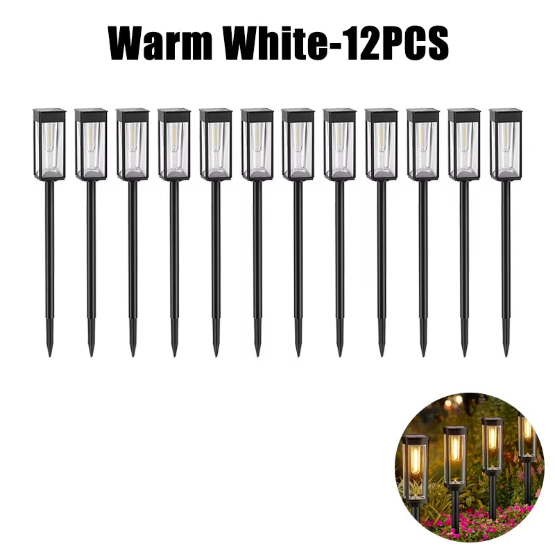 GlowPath Solar Lights – Waterproof LED Outdoor Lighting for Garden, Yard, Patio & Walkways