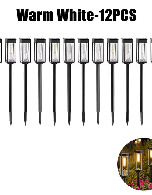 Load image into Gallery viewer, GlowPath Solar Lights – Waterproof LED Outdoor Lighting for Garden, Yard, Patio & Walkways
