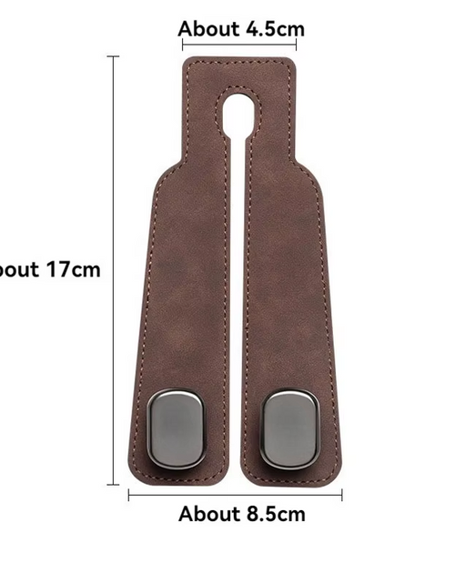 Load image into Gallery viewer, Luxury Suede Double Hook Organizer – Premium Rear Seat Backrest Hook for Changan CS Series & Eado