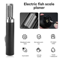 Electric Fish Scaler Remover Fish Cleaner Rechargeable Fishing Scalers Clean Scaler Scraper for Seafood Kitchen Tools