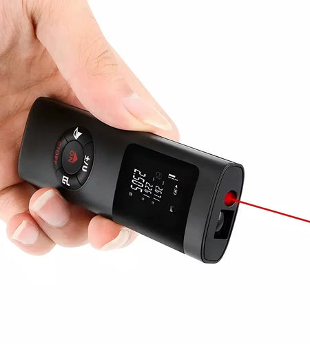 SmartMeasure 40M/60M Mini Laser Distance Meter – USB Rechargeable Handheld Rangefinder for Accurate Measurements