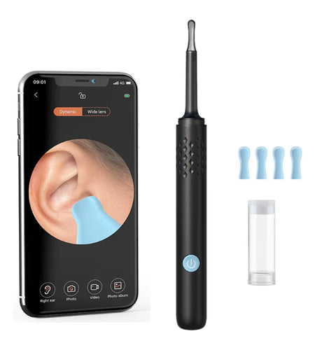 ClearView WiFi Ear Camera – HD Visual Ear Cleaner with LED Lights & Mini Earpick