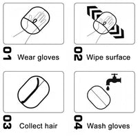 FurGone Duo Gloves – Double-Sided Electrostatic Pet Hair Removal & Grooming Gloves