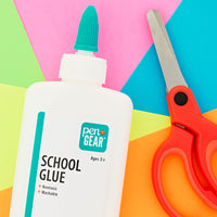 Washable School Glue, White, 4 Oz, 118Ml, 0.271 Lb, Art and Craft, for Slime, Dry in 30 Min
