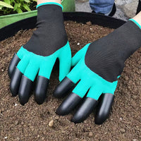 ClawMaster Garden Gloves – Digging & Planting Gloves with Non-Slip Grip and Built-In Claws