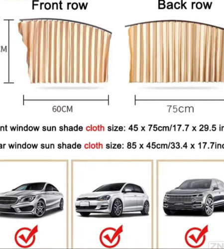 ShadeGuard™ Magnetic Car Window Sunshade – Cool, Private, Protected. InstantlyMagnetic Car Sunshade Window Curtains Auto Window Sun Shade Privacy Sun UV Protection Window Shield Car Interior Accessories