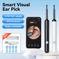 ClearView WiFi Ear Camera – HD Visual Ear Cleaner with LED Lights & Mini Earpick