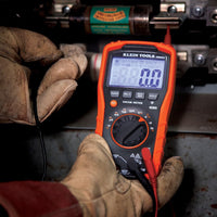 MM600 Multimeter, Digital Auto-Ranging, AC/DC Voltage and Current, Temperature, Frequency, Continuity, More, 1000V, Orange