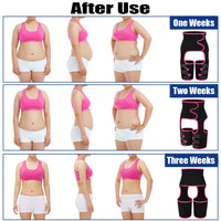 Body 3-In-1 Waist and Thigh Trimmer for Women Weight Loss Butt Lifter Waist Trainer Slimming Support Belt Hip Raise Shapewear