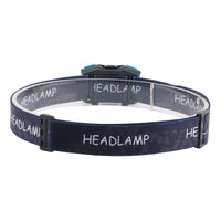 High-Capacity USB Rechargeable LED Headlamp with Wave Sensor for Outdoor Use