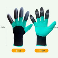 ClawMaster Garden Gloves – Digging & Planting Gloves with Non-Slip Grip and Built-In Claws