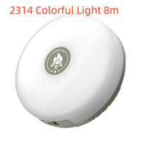 Portable Rechargeable Camping Light with 7-Color Mood Lighting for Outdoor Tents