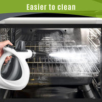 Pressurized Handheld Steam Cleaner & Rechargeable Spin Scrubber