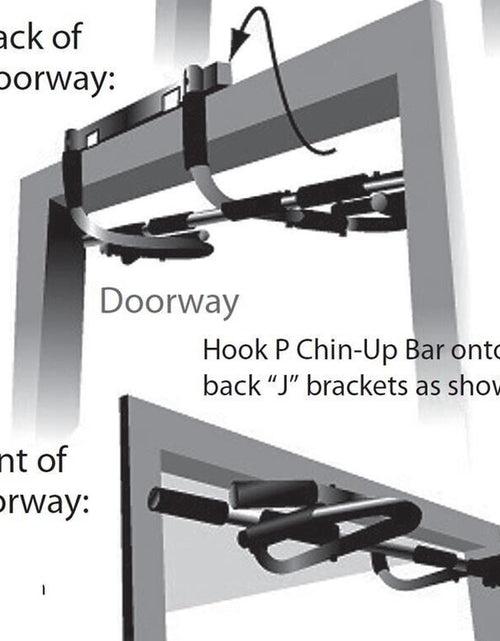 Load image into Gallery viewer, NEW DELUXE DOORWAY CHIN up BAR PULL up BAR MULTIFUCNTION HOME GYM
