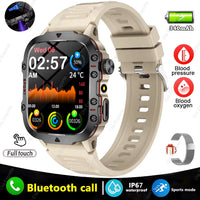 Original Men Smartwatch Flashlight Bluetooth Call Fitness Clock IP68 Waterproof Sports Men for Xiaomi Android Smart Watch 2024