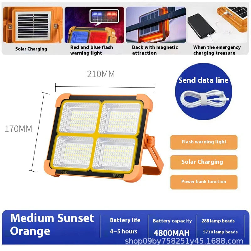 Sun-Powered Mobile Camping Lantern