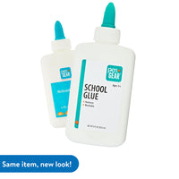 Washable School Glue, White, 4 Oz, 118Ml, 0.271 Lb, Art and Craft, for Slime, Dry in 30 Min