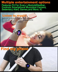 1.85" Ultra HD Smartwatch GPS Bluetooth Call Health Monitoring Watch Gym Gift