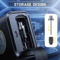 Portable Tire Inflator: Smart ON/OFF Hose Design