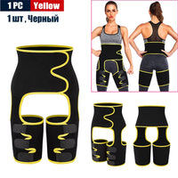 Body 3-In-1 Waist and Thigh Trimmer for Women Weight Loss Butt Lifter Waist Trainer Slimming Support Belt Hip Raise Shapewear
