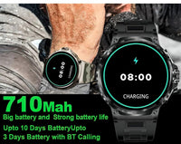 1.85" Ultra HD Smartwatch GPS Bluetooth Call Health Monitoring Watch Gym Gift