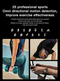 Fitness Trackers for Women Men, Oled Screen Heart Rate Sleep Monitor Step Tracker 25 Sports Modes IP68 Waterproof Smartwatch Activity Tracker, Smart Bracelet Fitness Tracker Watch with Blood Pressure