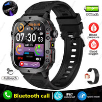 Original Men Smartwatch Flashlight Bluetooth Call Fitness Clock IP68 Waterproof Sports Men for Xiaomi Android Smart Watch 2024
