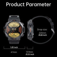 K56Pro Smart Watch for Men Heart Rate Blood Bluetooth Sport 400Mah Long Standby 1.39 Inch 360*360 HD Screen Outdoors Smartwatch