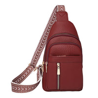 UrbanChic Crossbody – Waterproof PU Leather Chest & Shoulder Bag for Women on the Go