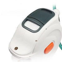 10/20M Automatic Rewind Hose Reel with 7 Pattern Hose Nozzle Water Hose Reel Slow Return System for Car Garden